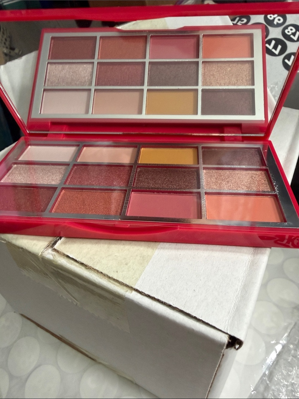 NEW IN PACKAGE- Creme De La Cube Eyeshadow Pallet INFERNO